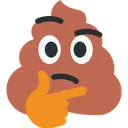 Thinking Poo Discord Emoji