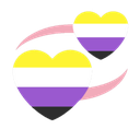 HeartsNonbinary Discord emoji