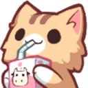 catsipping Discord emoji
