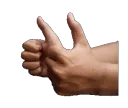 uppingthumb