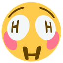 meqaflushedh2 Discord emoji