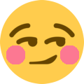 SmirkBlush Discord emoji