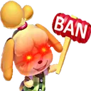 Isabelle Ban Discord Emoji