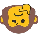 MonkeyBlobThinkingFlipped