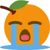 6721_Crying_Orange Discord Emoji