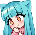 Confusedbluehair Discord Emoji