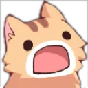 Cat Gasp Discord Emoji