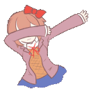 sayori_dab