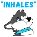 wolfInhale