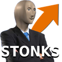STONKS custom emote | Absolute Fansub