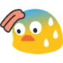 Blob Fear Sweat Discord Emoji