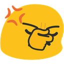 blobirritated Discord emoji