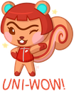 HazelUniwow Discord emoji