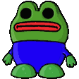 GifPepeWalkBye Discord emoji