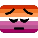 pensive_lesbian_pride_flag