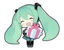 mikupresent Discord Emoji
