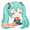 Mikuyummy Discord Emoji