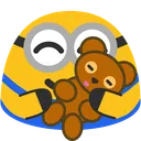 teddy_hug_minion Discord Emoji