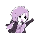 2161 Yukari Yay Discord Emoji