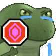 GifFrogeNitroBegCry Discord emoji