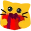 BlobCatGift Discord Emoji