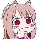 thinkingMiko Discord Emoji