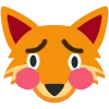 Fox Flushed Discord Emoji
