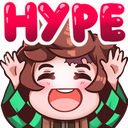 Raptonjiro_Hype Discord sticker from Legión Raptor / MiniRaptors