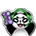 SilverPandaControllerBadge36P Discord Emoji