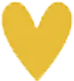HeartGoldenYellow