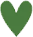 HeartOliveGreen