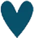 HeartPrussianBlue