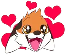 FoxLoveScrem Discord Emoji