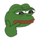 Pepe Think pepe_think Discord Emoji
