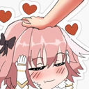 Astolfo_lovely_head_pat Discord emoji
