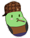 thug_life_bean Discord emoji