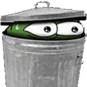 pepe_trashcan Discord Emoji