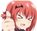 Satania Thumbs Up SataniaThumbsUp Discord Emoji