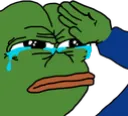 PepeSadSalute Discord Emoji