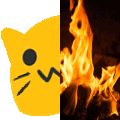 meow_fire Discord Emoji