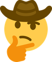 2160_thinking_cowboy Discord emoji