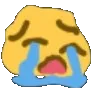 Cry Distorted Discord Emoji