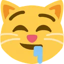 Drooling Cat Discord Emoji