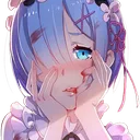 Rem Yandere Discord Emoji