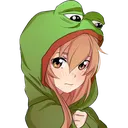 Pepe Girl pepegirl Discord Emoji