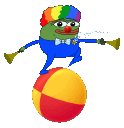 PepeClownBall Discord Emoji