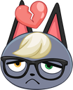 RaymondSadHeartBreak Discord emoji