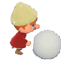 SchneeballRollen