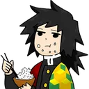 GiyuEatingRice