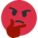Angry Thinking Discord Emoji